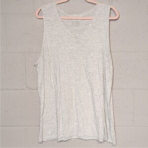 Time and Tru White Sleeveless Tank Top SZ XXL